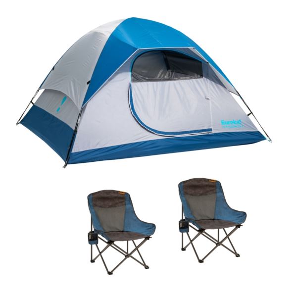 Tetragon NX 4 Frontcountry Tent plus Lowrider Chairs Package Image