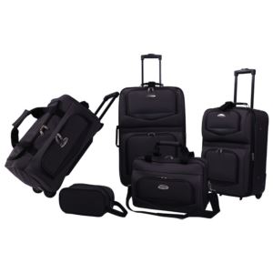 bob mackie 3 piece luggage set