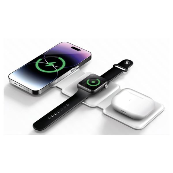 Chargeworx - TRIPLE WIRELESS CHARGING PAD Image