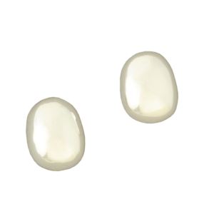 Rewards Ontime Polo Ralph Lauren Silver Pillow Stud Earrings