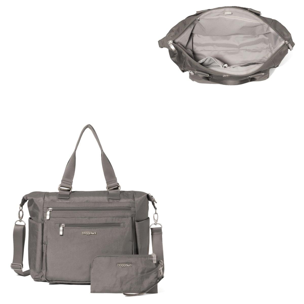 Baggallini Trifecta Convertible Backpack - Sterling Shimmer