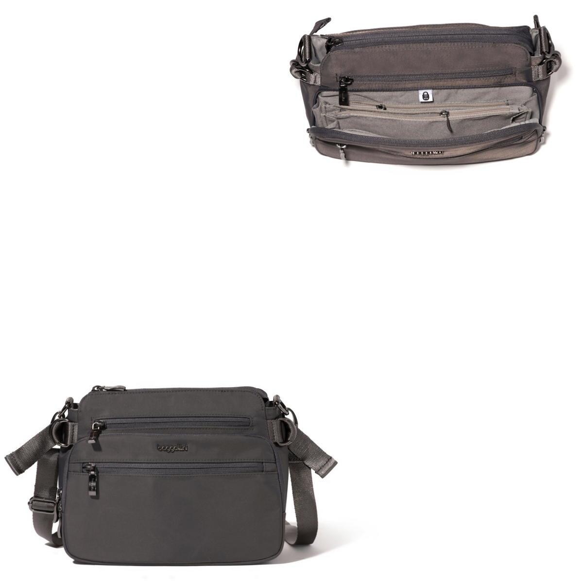 Baggallini Marais Crossbody - Smoke Twill