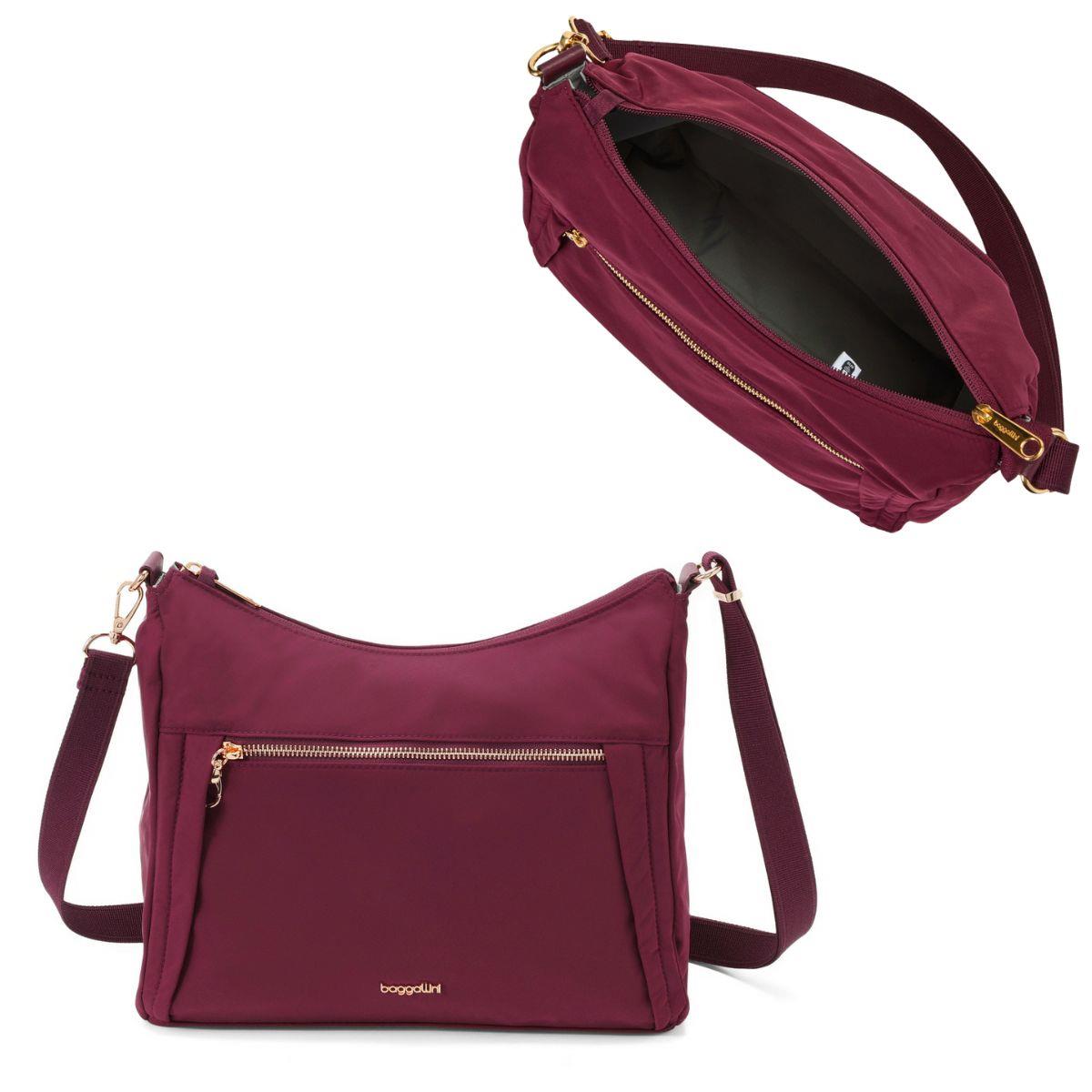 Baggallini Securtex® Jet Set Anti-Theft Hobo - Jam