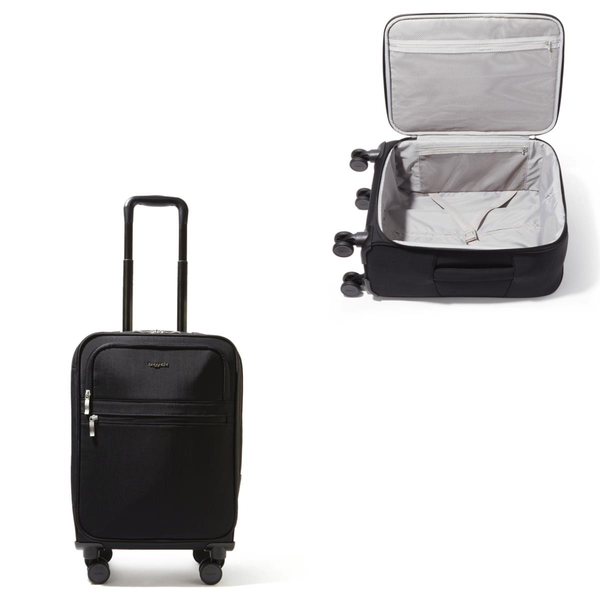 Baggallini 4 Wheel Carry-On - BLACK