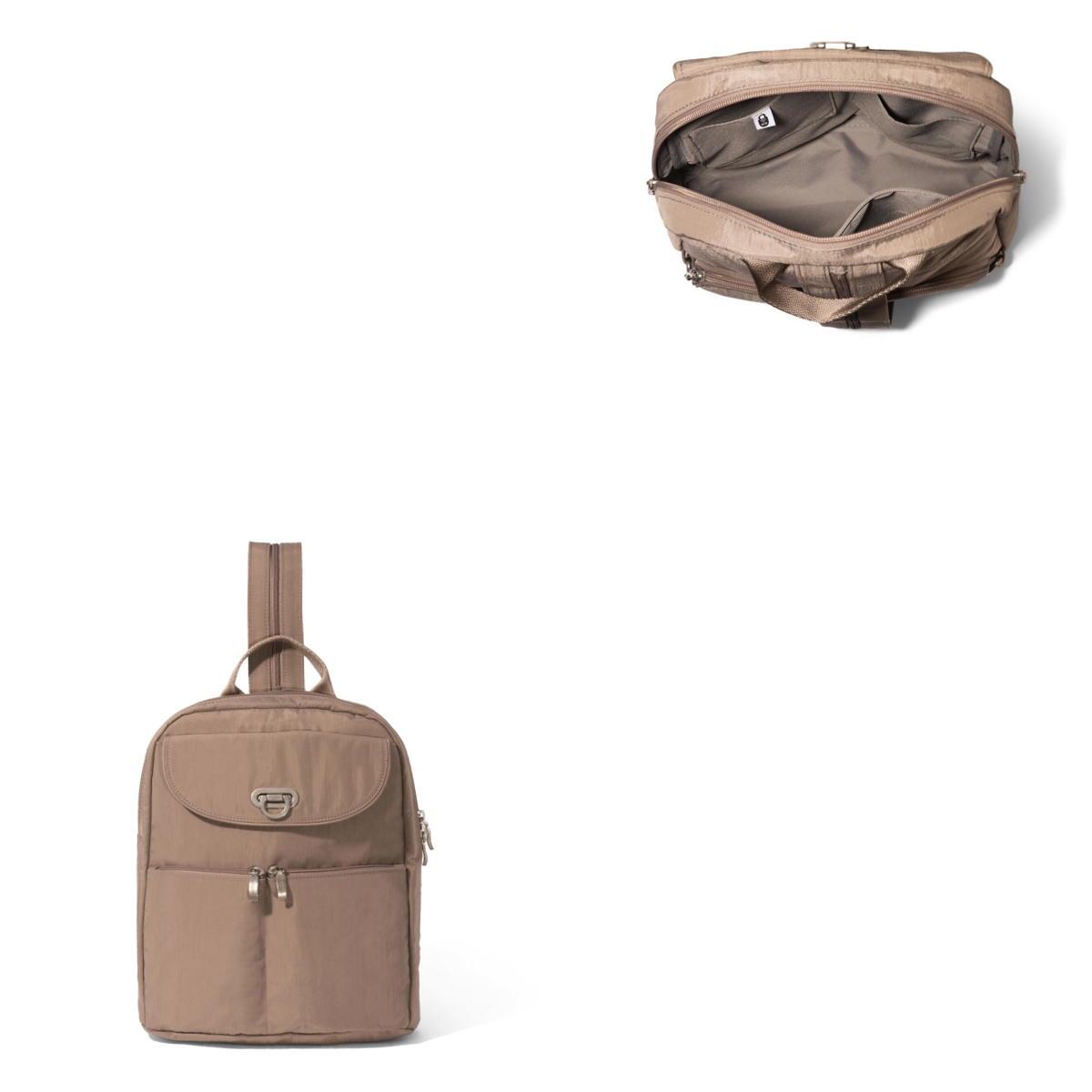 Baggallini Coastal Flip Lock Day Pack - Moonrock