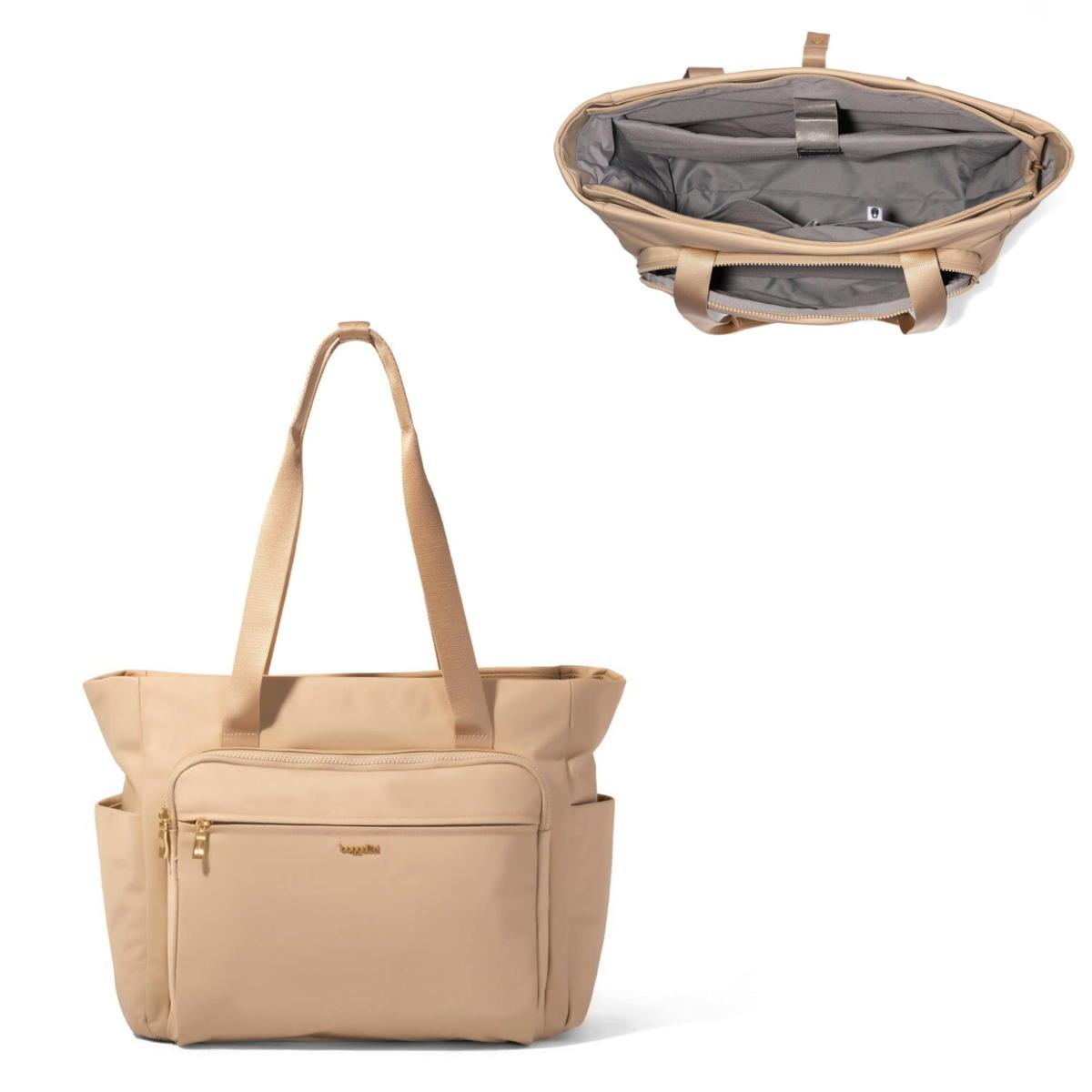 Baggallini Nolita Tote - Desert Sand Twill