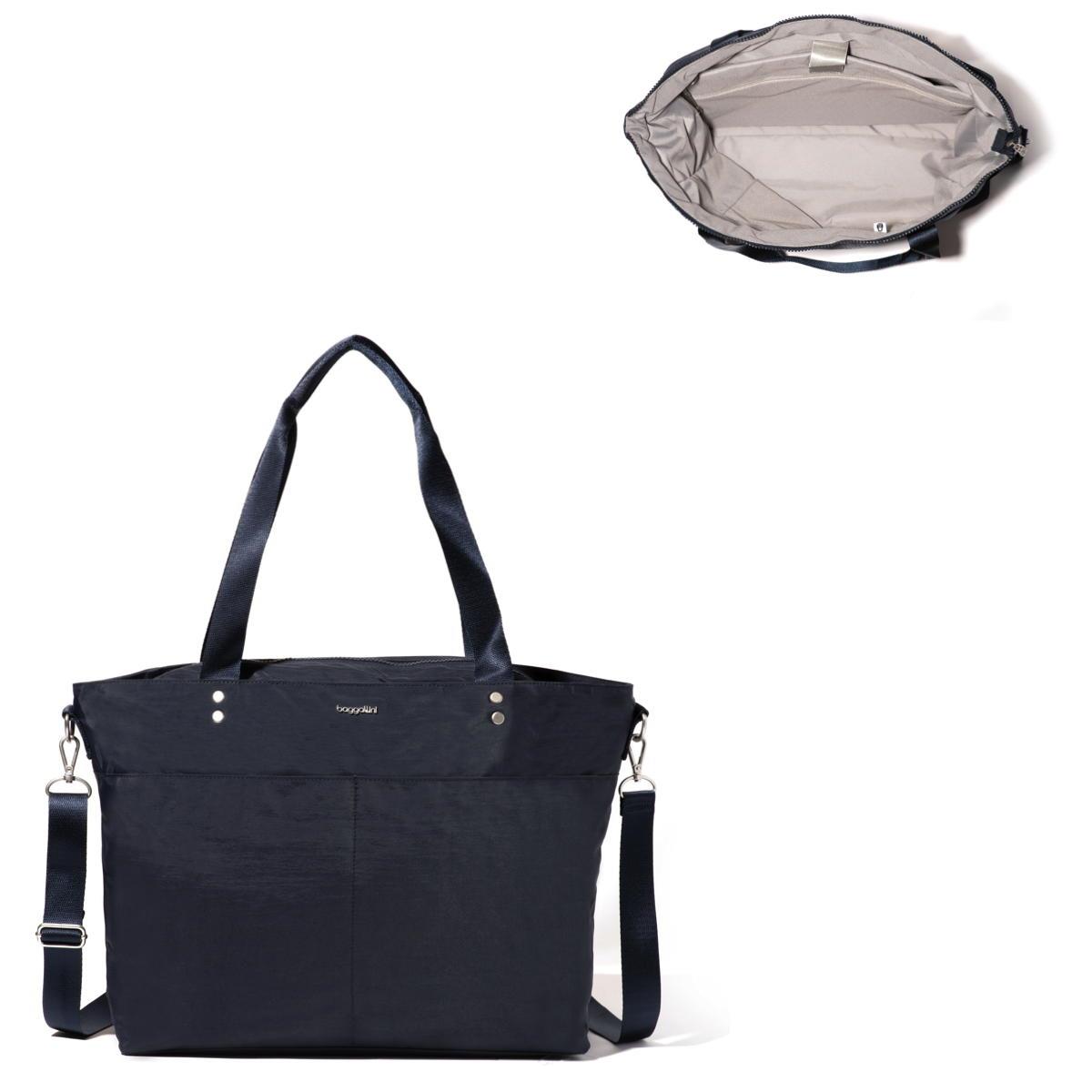 Baggallini Carryall Laptop Tote - French Navy