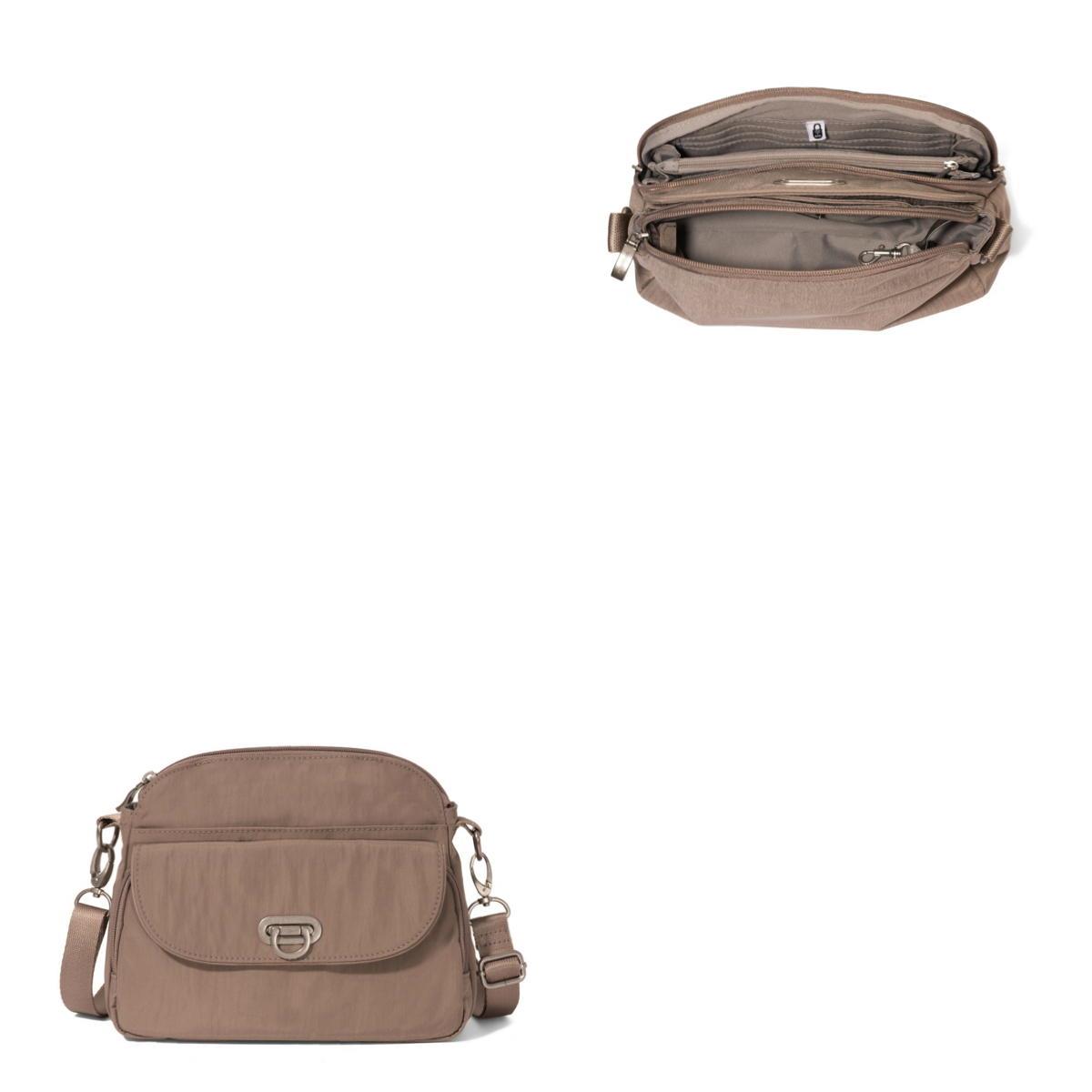 Baggallini Coastal Flip Lock Crossbody - Moonrock