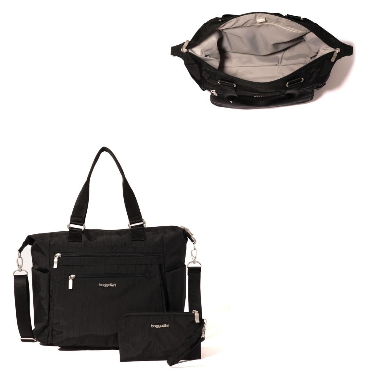 Baggallini Trifecta Convertible Backpack - Black