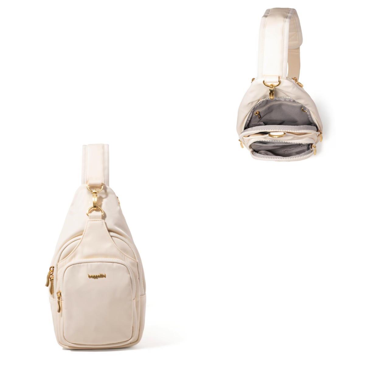 Baggallini Central Park Sling - Coconut Twill