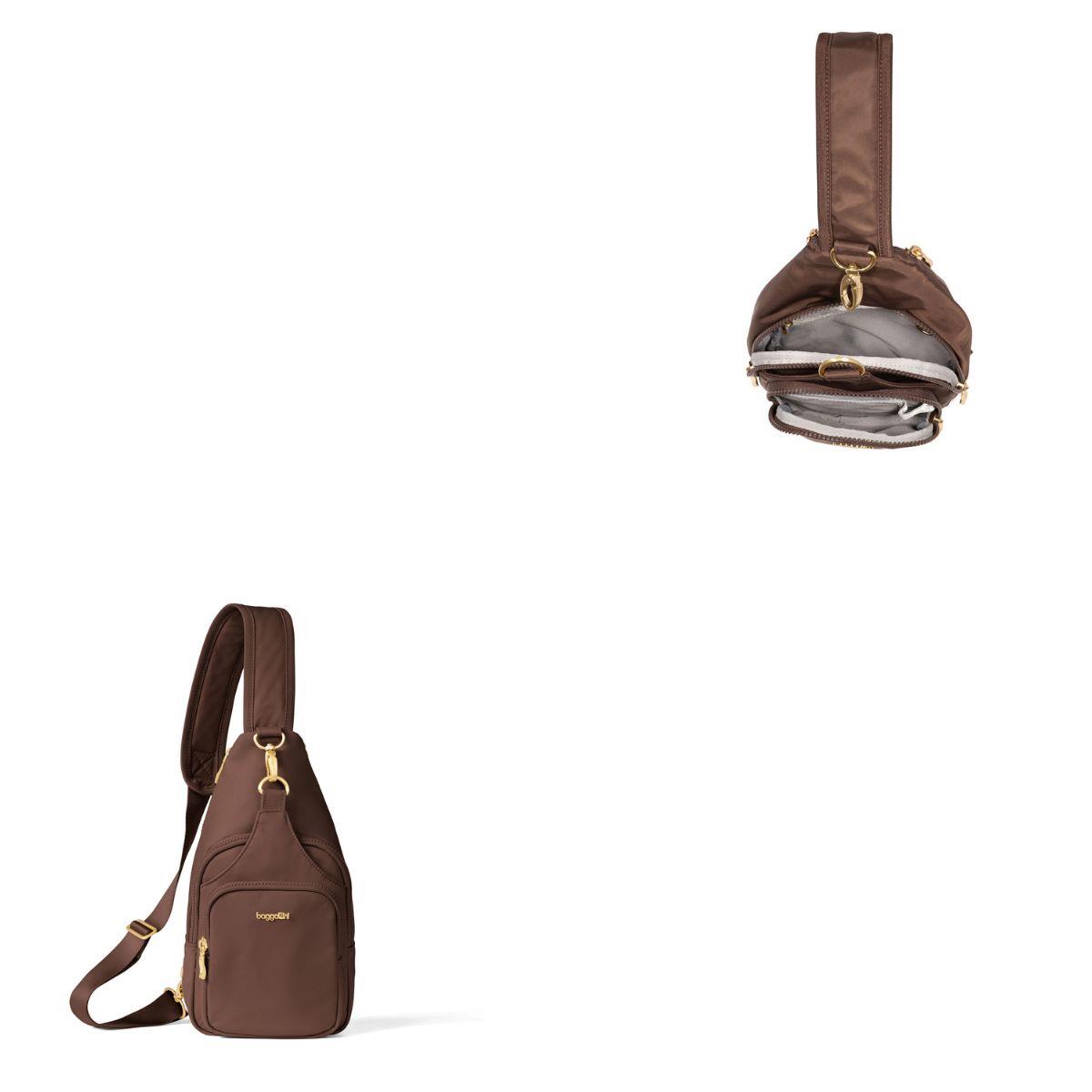 Baggallini Central Park Sling - Ganache Twill