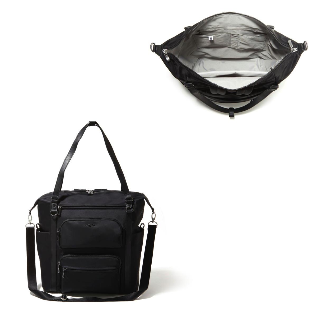 Baggallini Nolita Convertible Backpack - BLACK