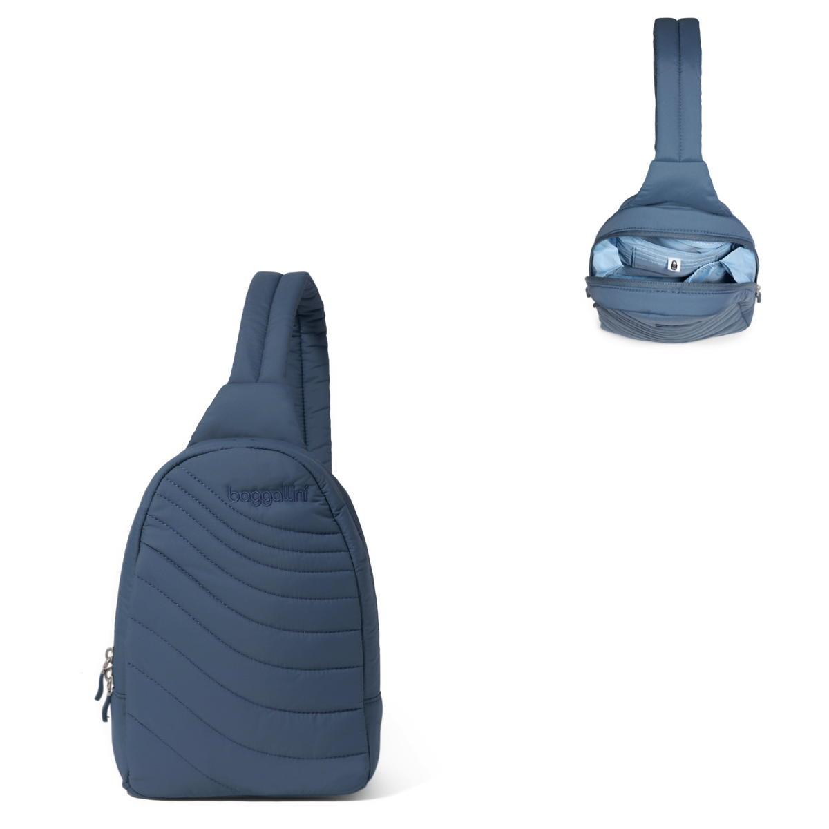 Baggallini Set Wave Sling - Mist Wave Puff