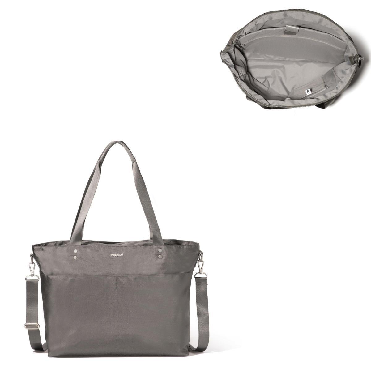Baggallini Carryall Laptop Tote - Sterling Shimmer