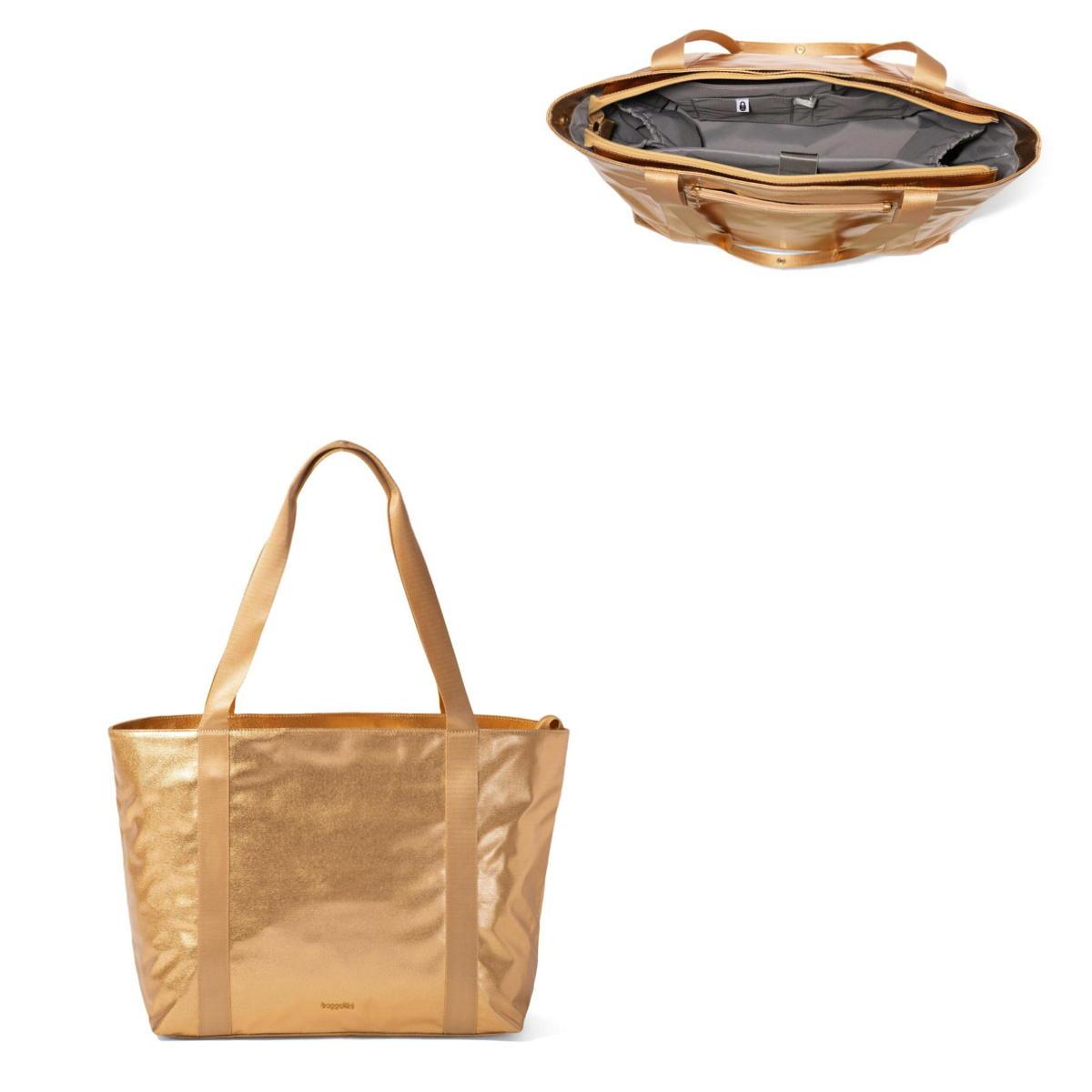 Baggallini Via Tote - Gold Metallic