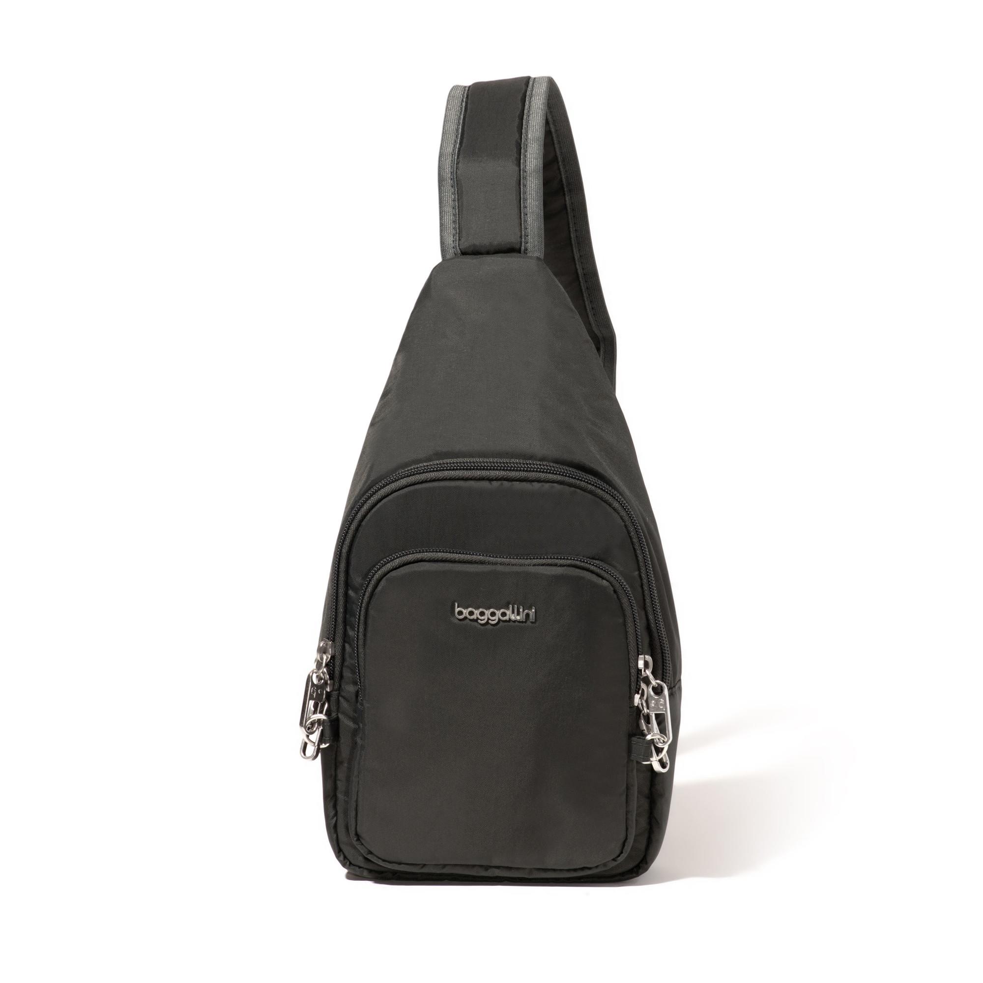 Baggallini Securtex Anti-Theft Daytripper Sling - Charcoal
