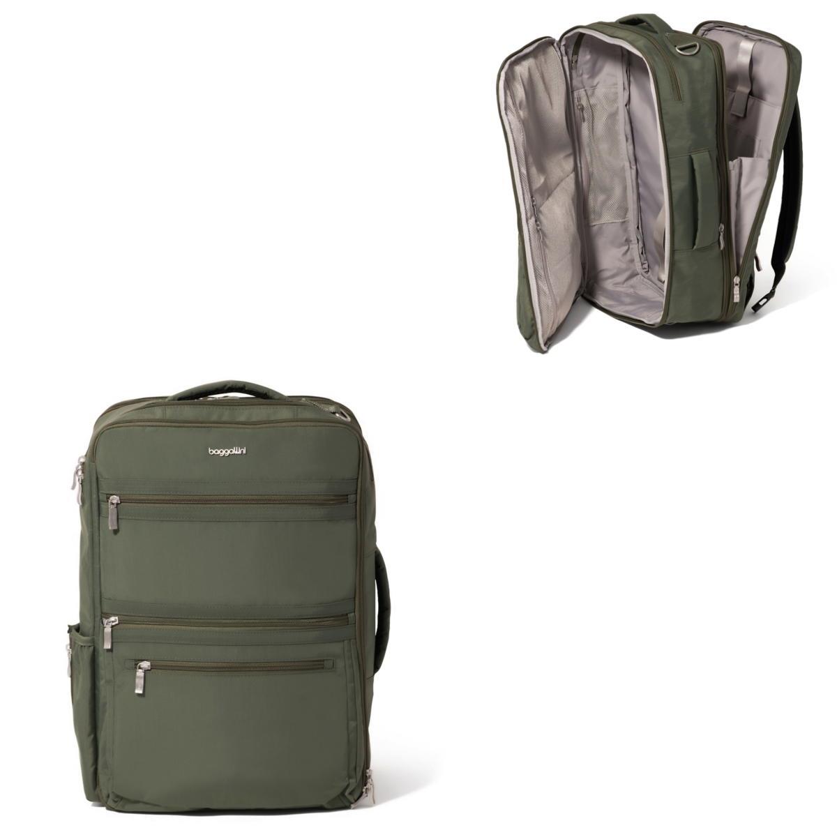 Baggallini Modern Convertible Travel Backpack - Thyme