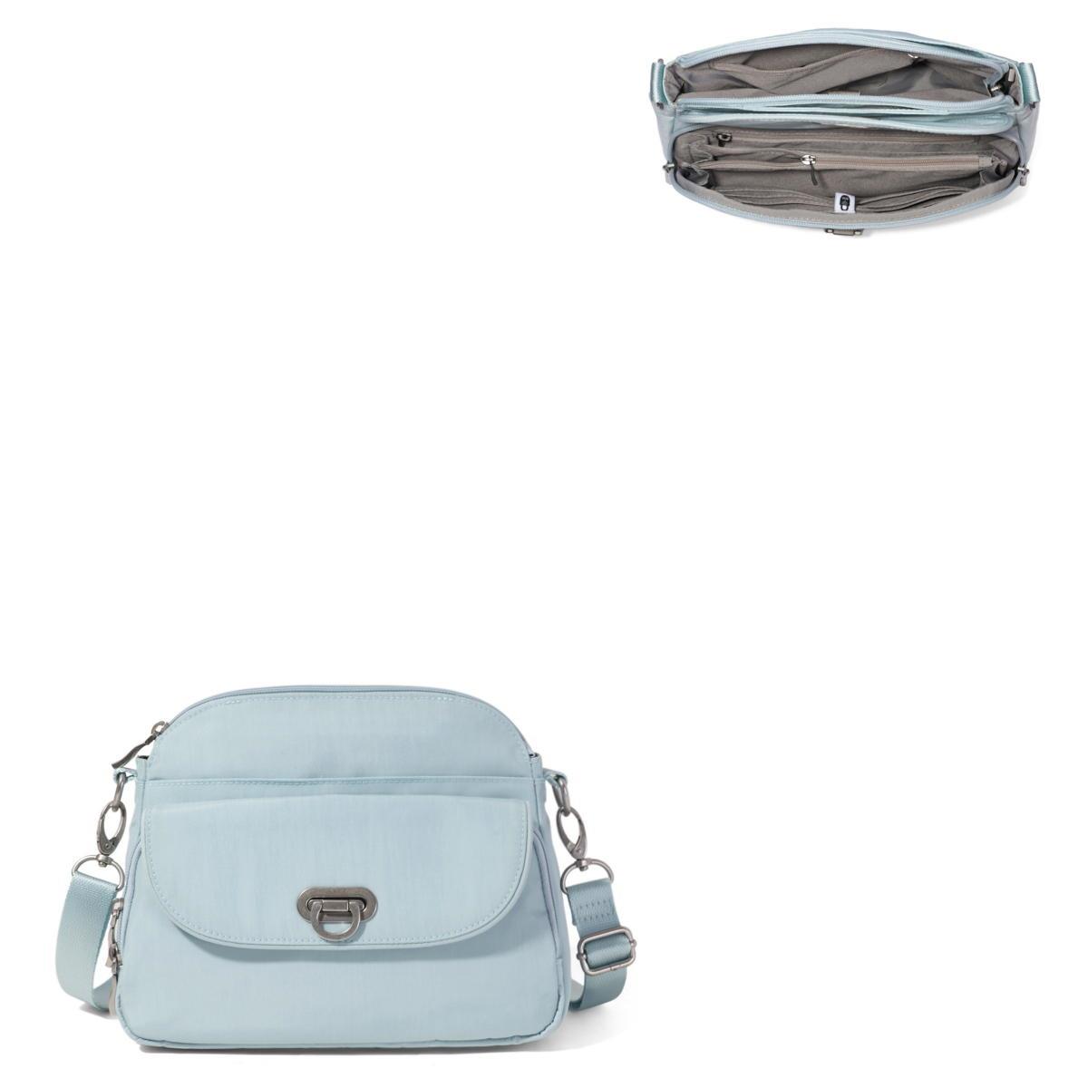 Baggallini Coastal Flip Lock Crossbody - Pool