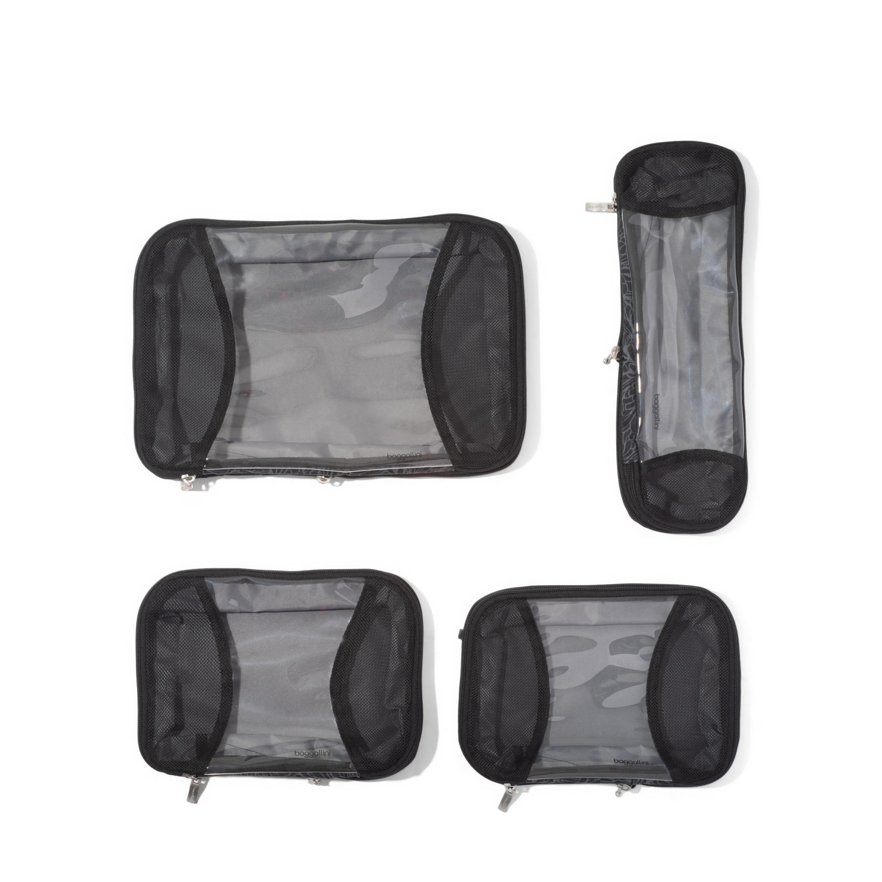 Baggallini Compression Cube 4-Piece Set - Midnight Blossom