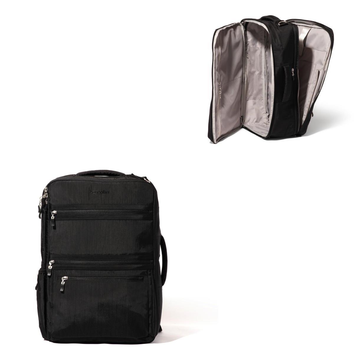 Baggallini Modern Convertible Travel Backpack - BLACK