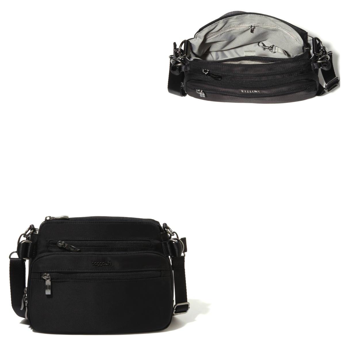 Baggallini Marais Crossbody - Black Twill