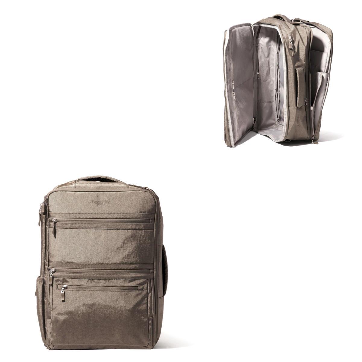 Baggallini Modern Convertible Travel Backpack - STERLING SHIMMER