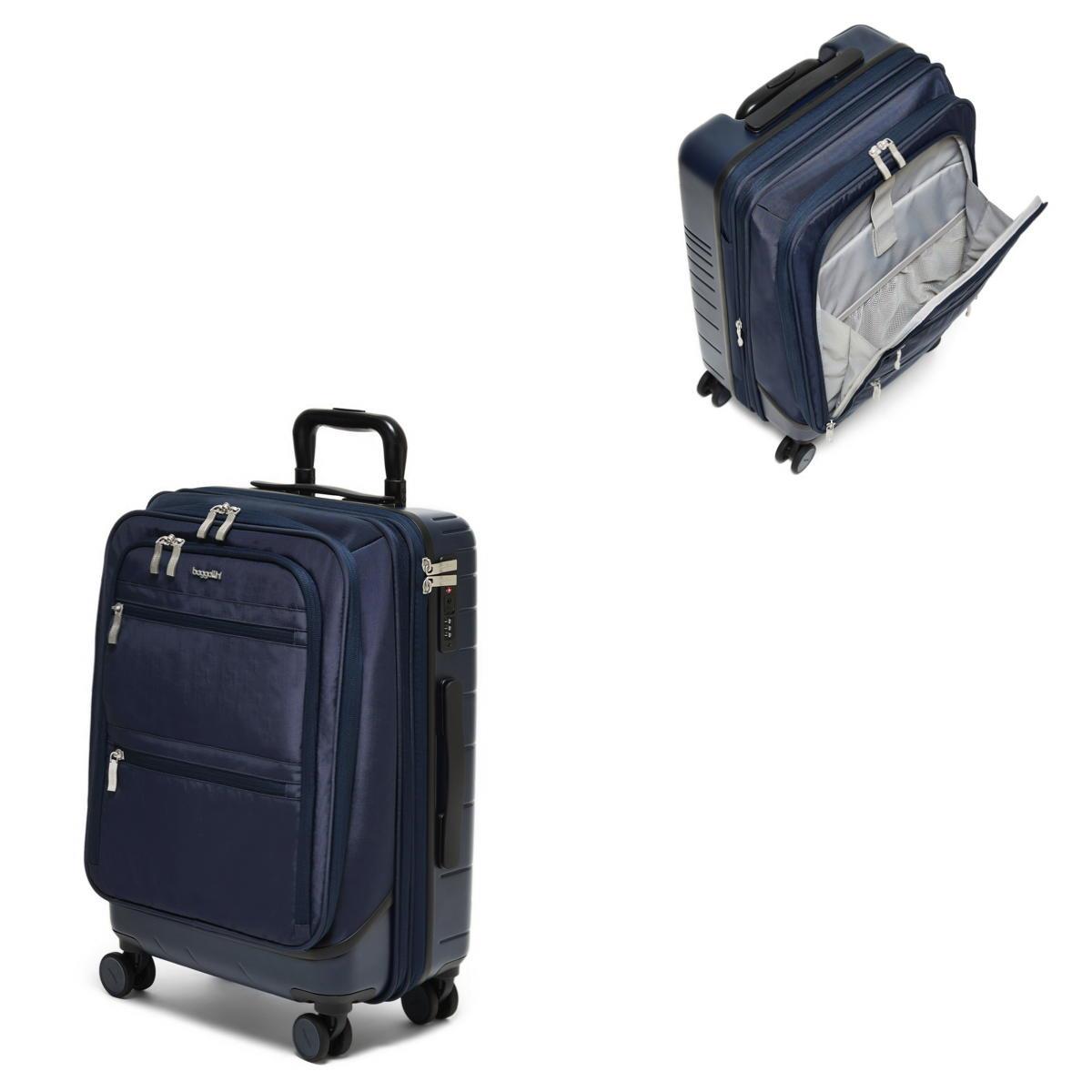 Baggallini Set Wave 22 inch 4 Wheel Hybrid Carry-On - French Navy