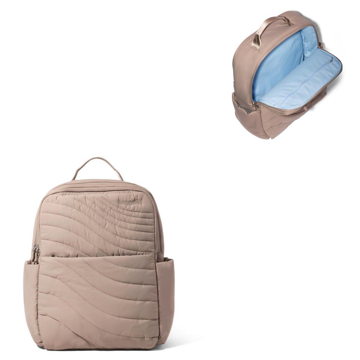 Baggallini Set Wave Backpack - Moonrock Wave Puff