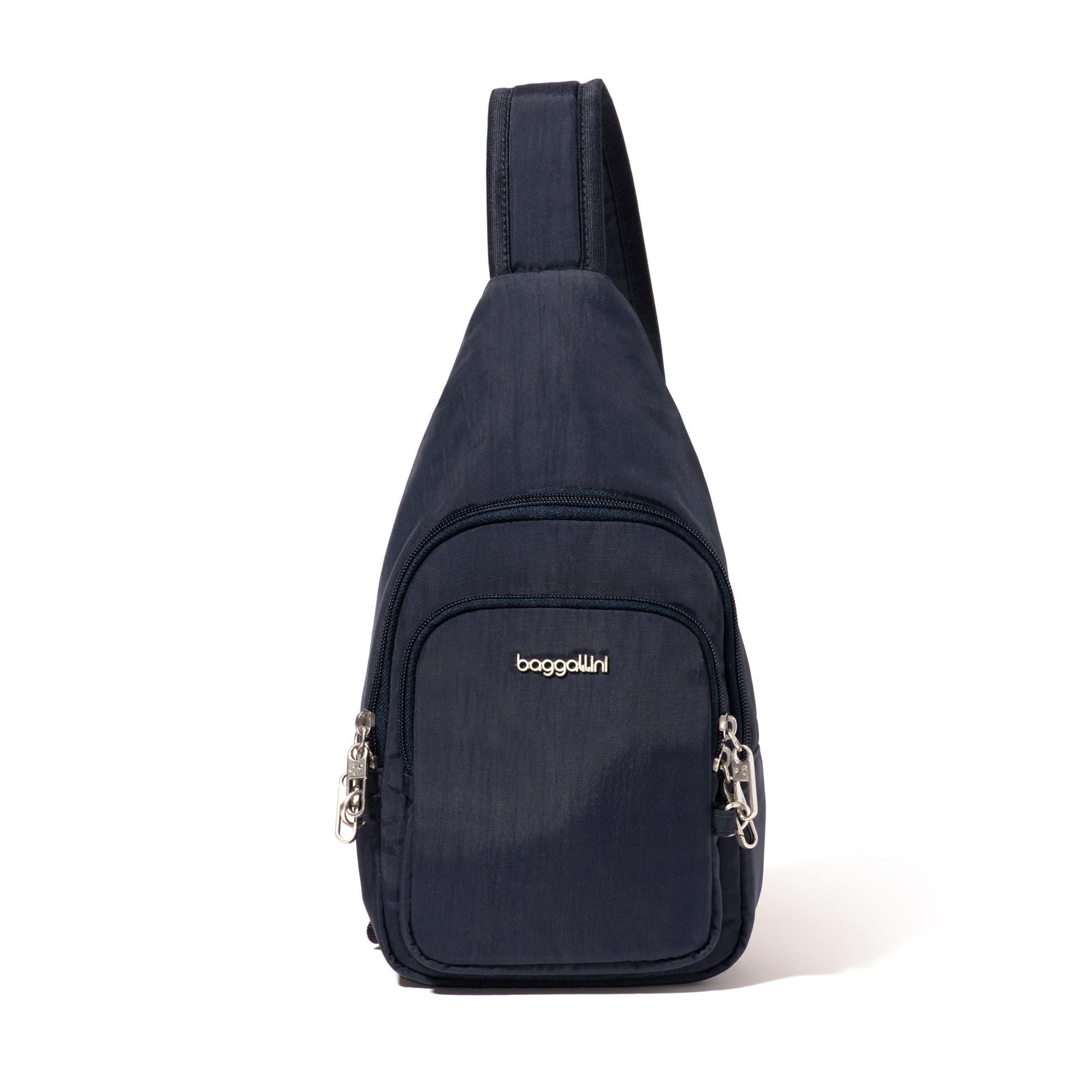 Baggallini Securtex Anti-Theft Daytripper Sling - French Navy