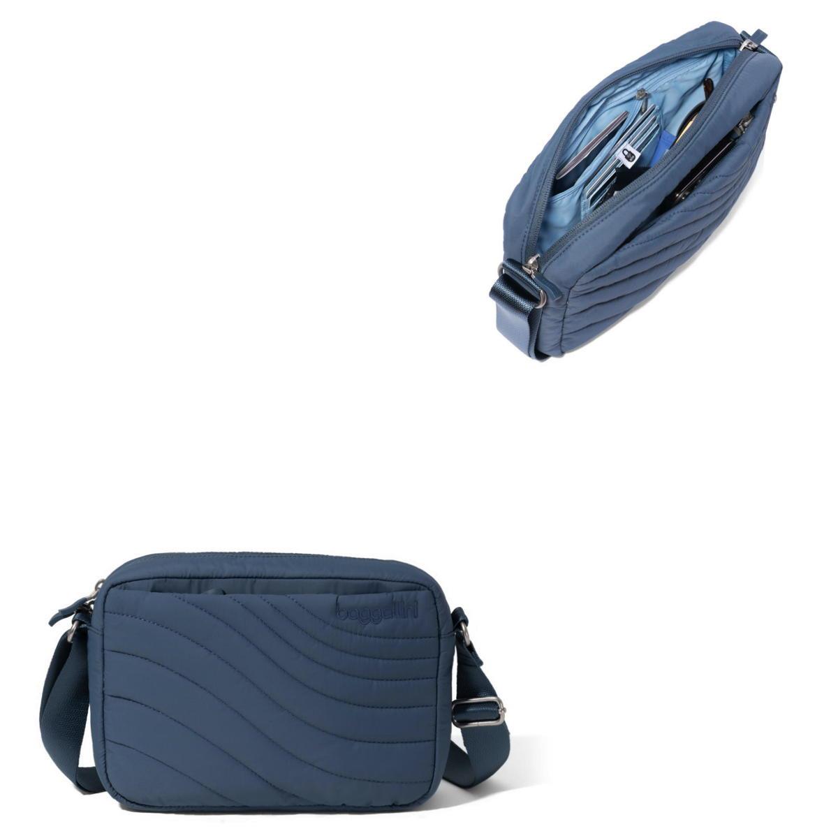 Baggallini Set Wave Crossbody - Mist Wave Puff