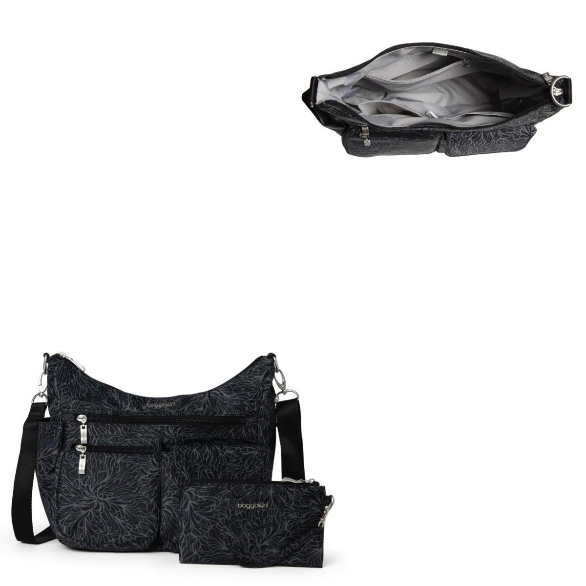 Baggallini Modern Everywhere Bag - MIDNIGHT BLOSSOM