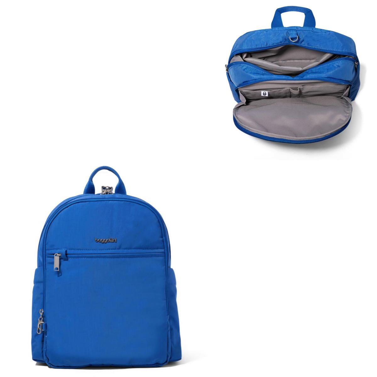 Baggallini Securtex® Anti-Theft Getaway Backpack - Lapis