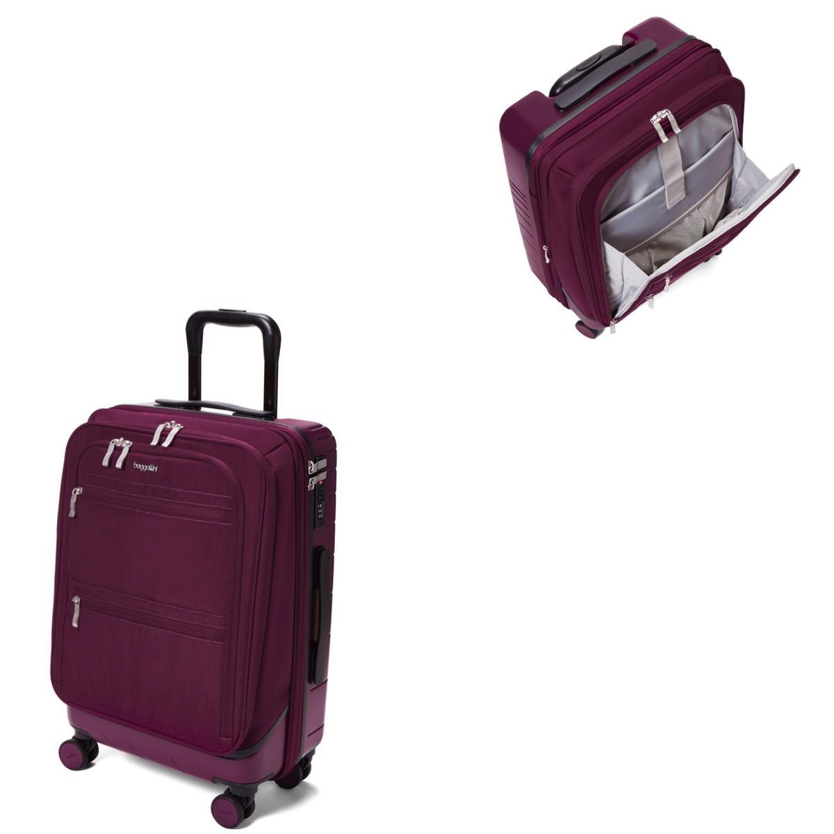 Baggallini Set Wave 22 inch 4 Wheel Hybrid Carry-On - Mulberry