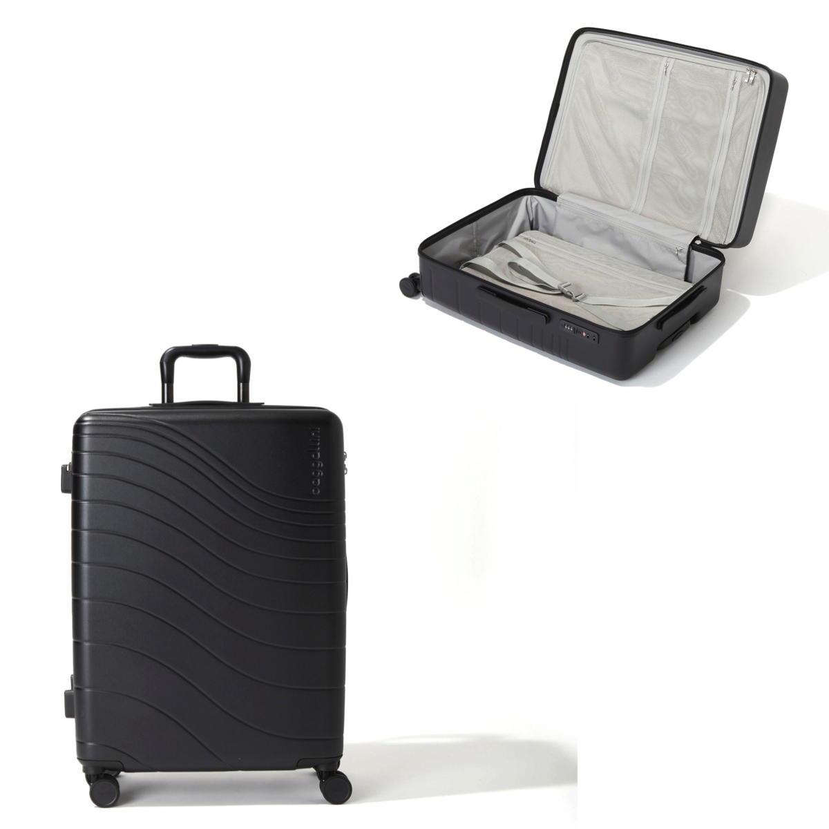 Baggallini Set Wave 26 Inch 4 Wheel Hardside Luggage - Black