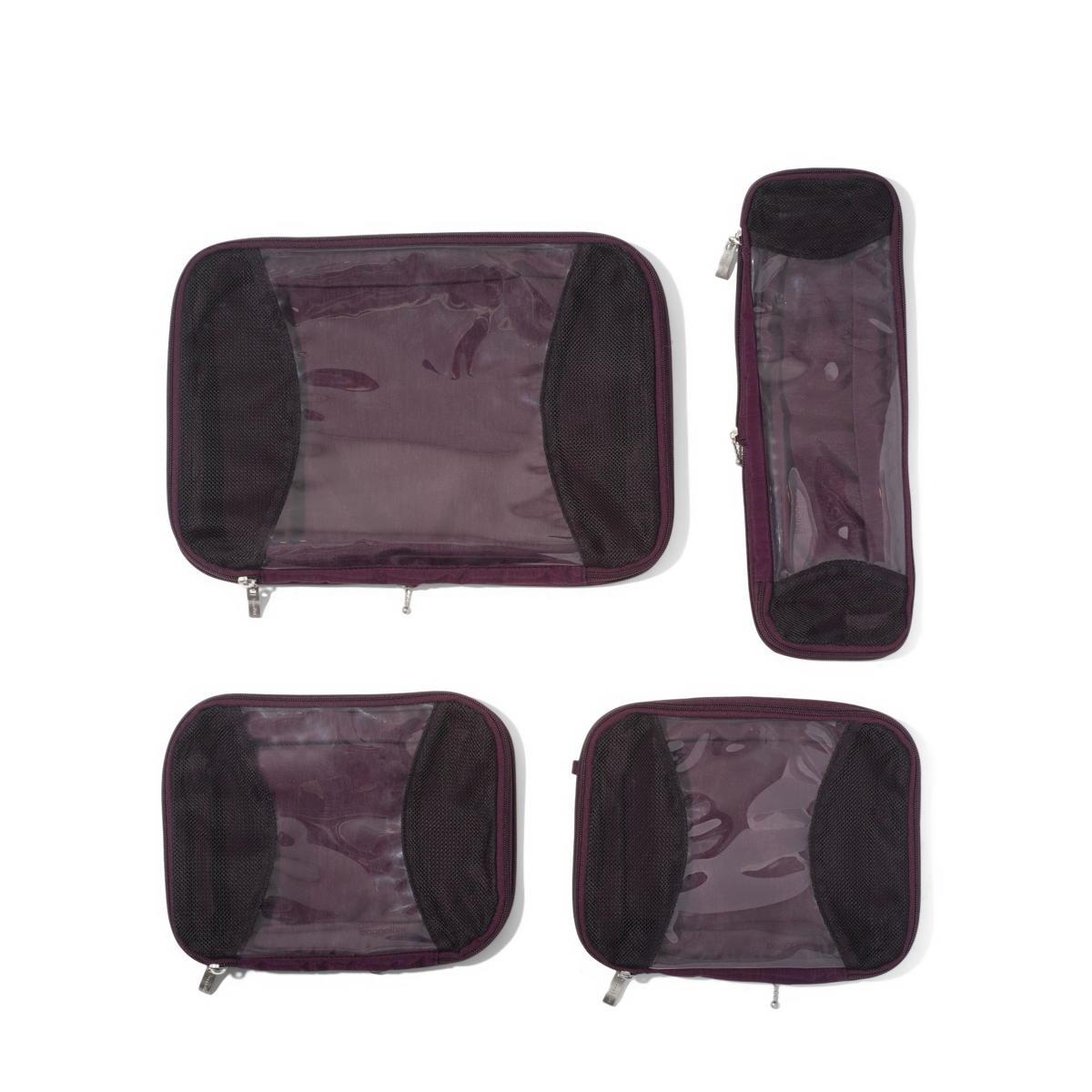 Baggallini Compression Cube 4-Piece Set - Mulberry