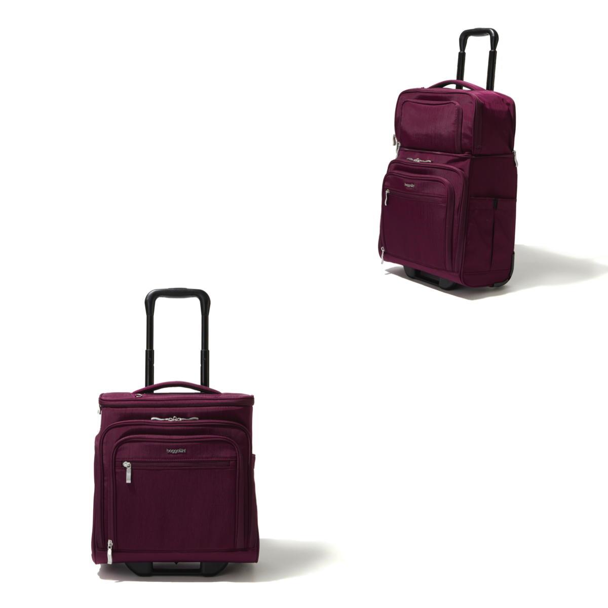 Baggallini Expandable Underseat Carry On - Mulberry
