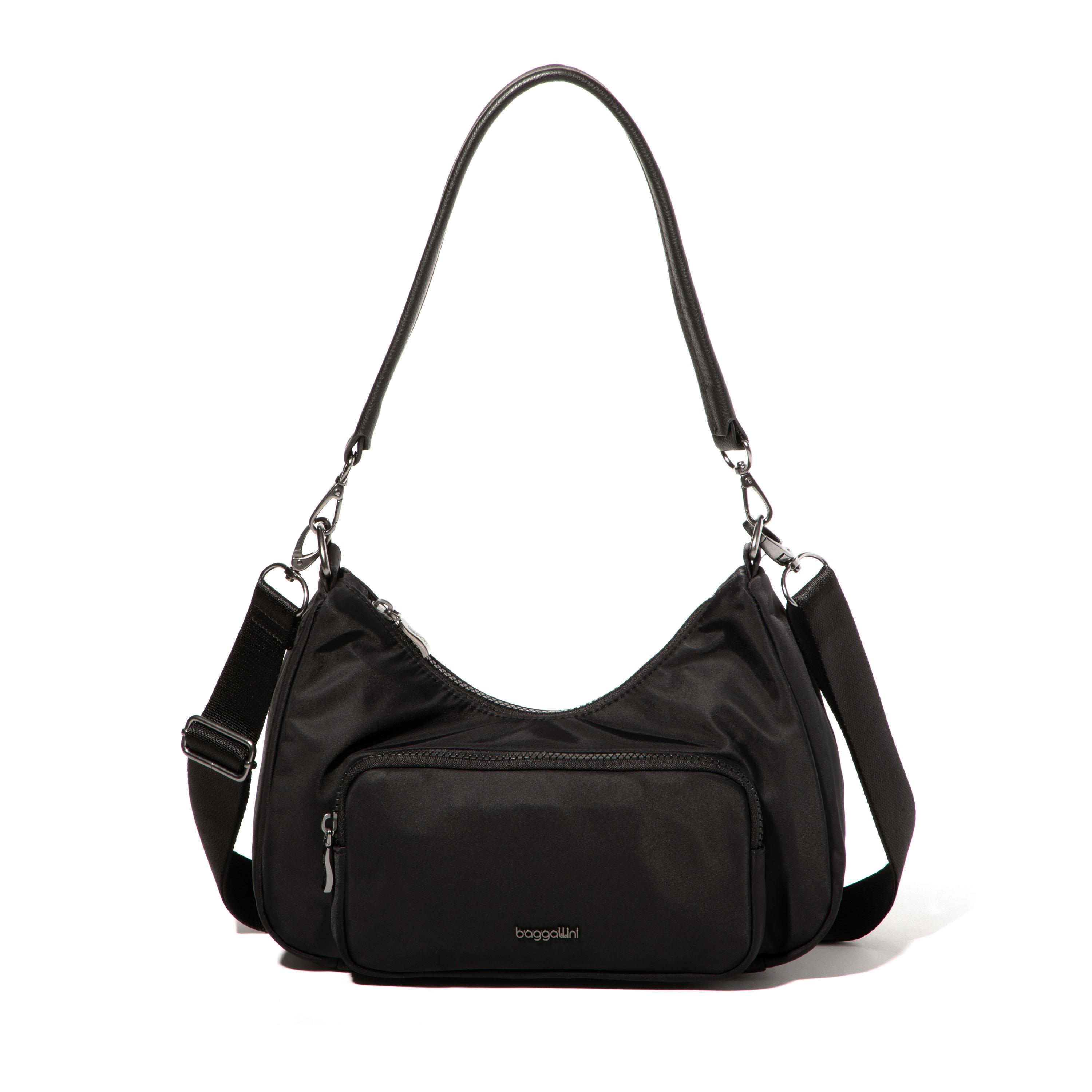 Baggallini Savannah Crossbody - Black Twill