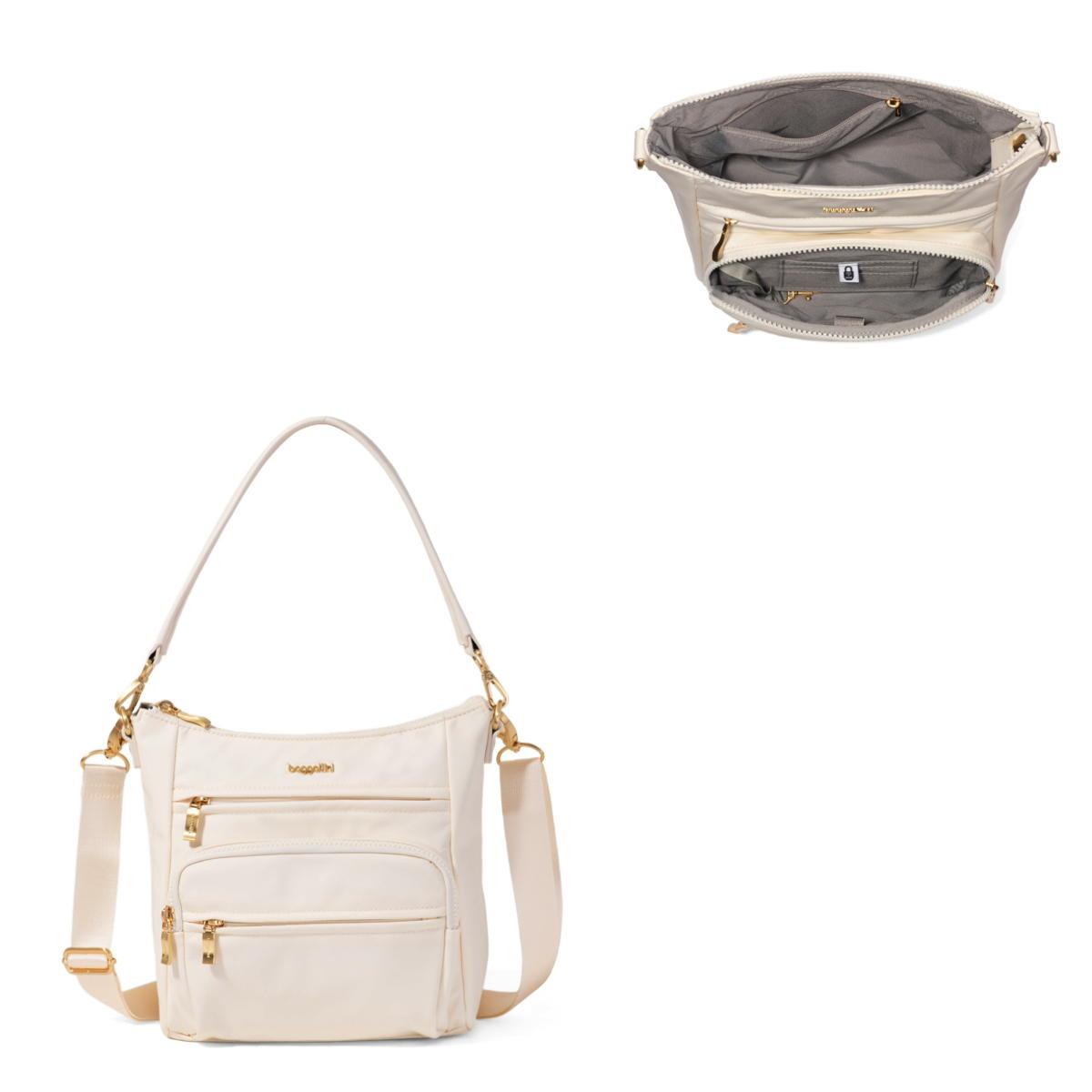 Baggallini Nolita Convertible Crossbody - Coconut Twill