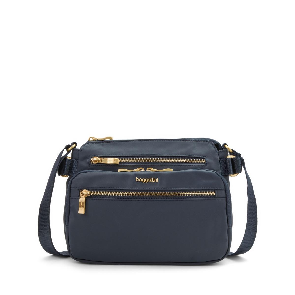 Baggallini Marais Crossbody - French Navy Gold