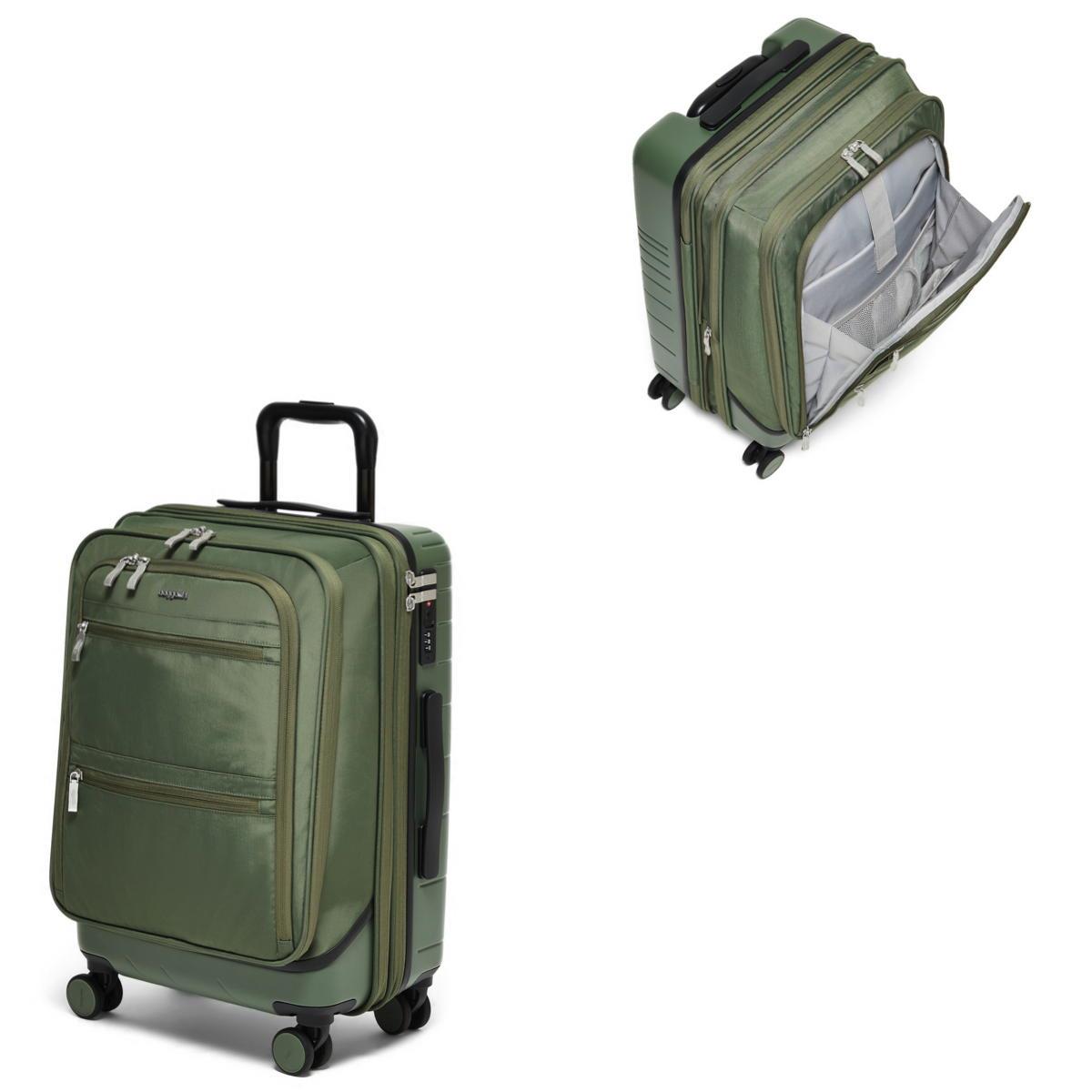 Baggallini Set Wave 22 inch 4 Wheel Hybrid Carry-On - Thyme