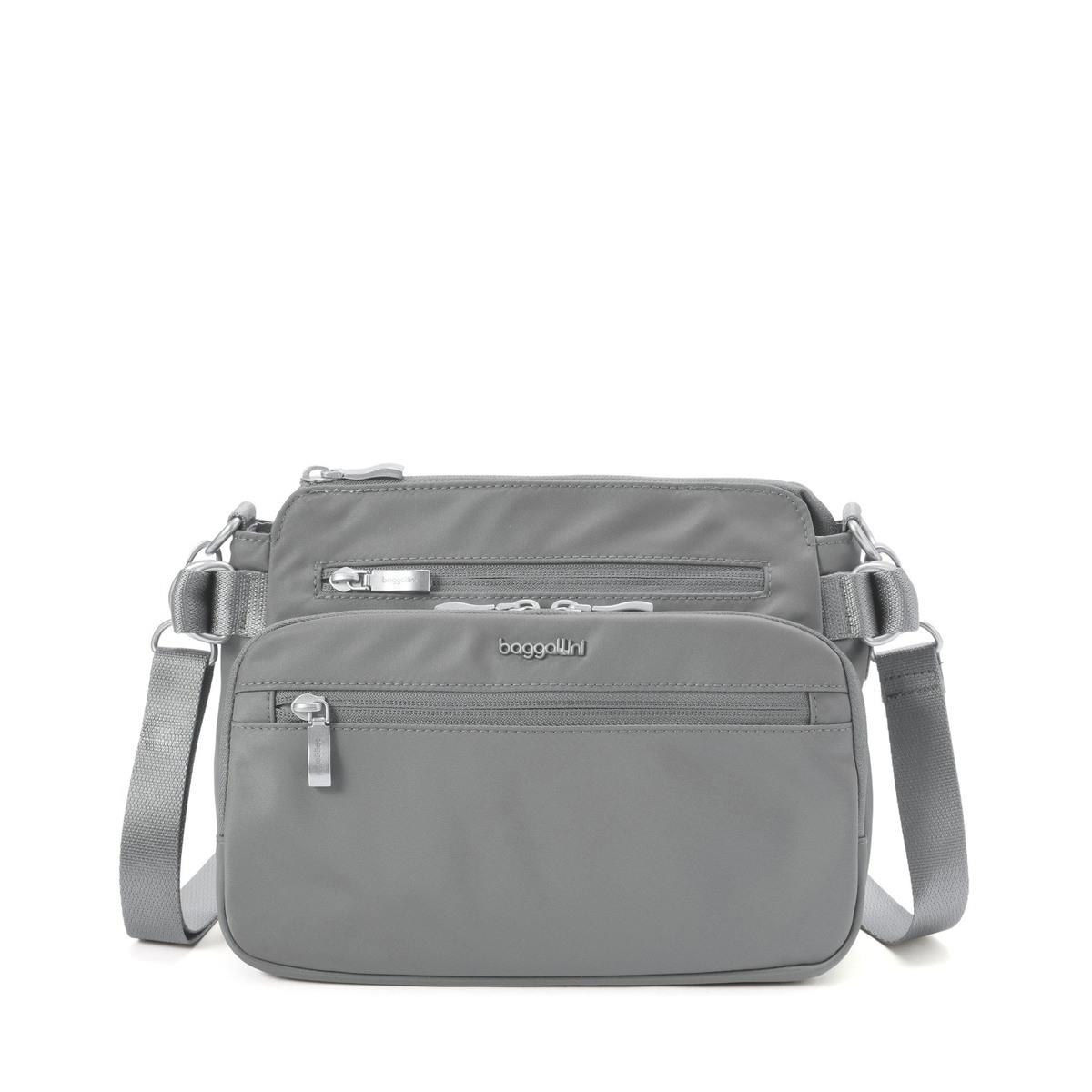 Baggallini Marais Crossbody - Opal Grey Twill
