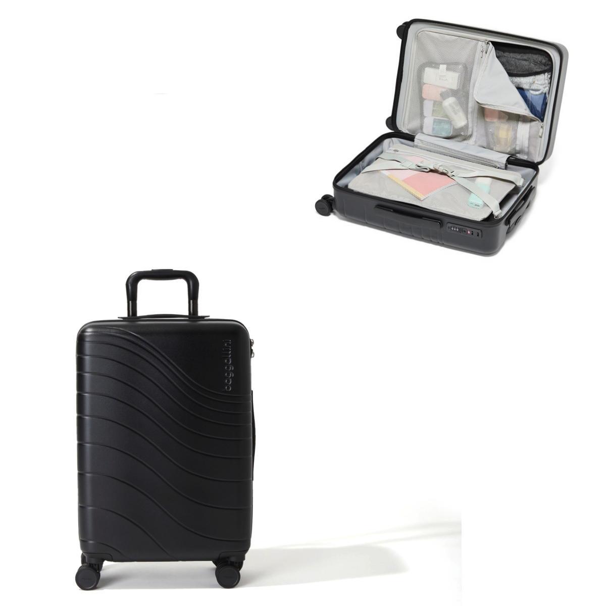 Baggallini Set Wave 22 Inch 4 Wheel Hardside Carry-On - Black Hardside