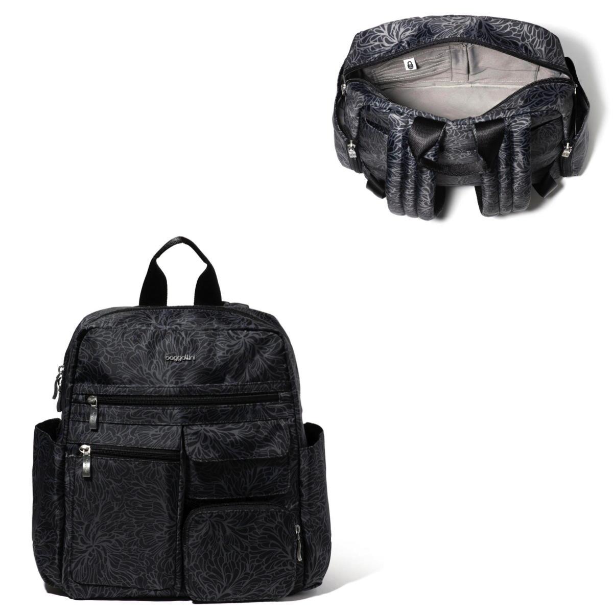 Baggallini Modern Excursion Backpack - MIDNIGHT BLOSSOM