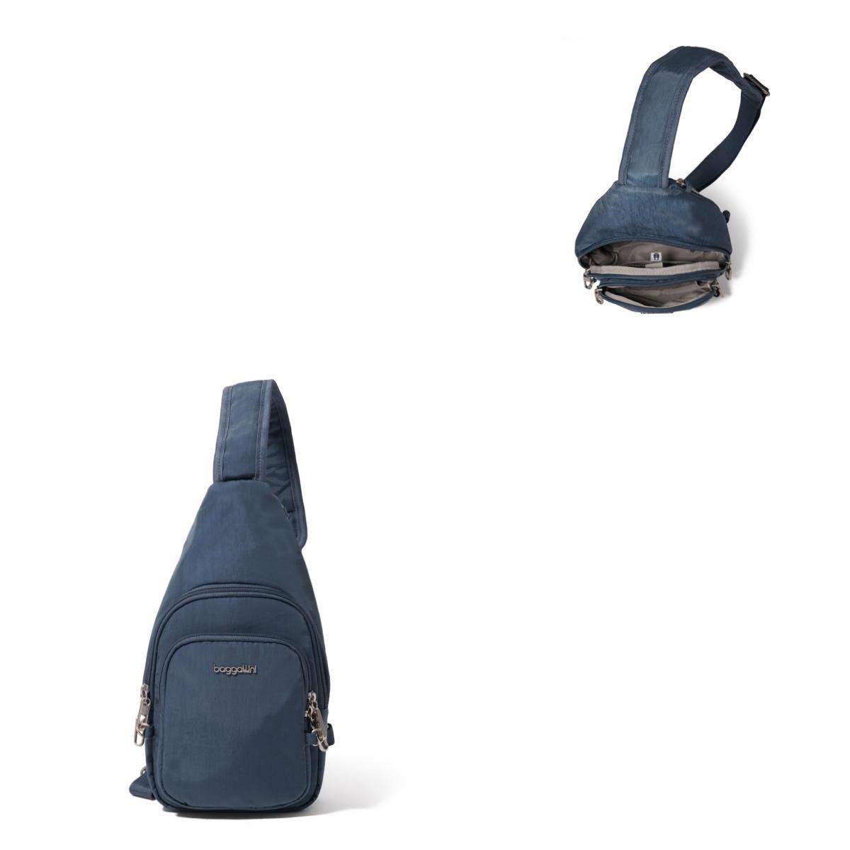 Baggallini Securtex Anti-Theft Daytripper Sling - Mist