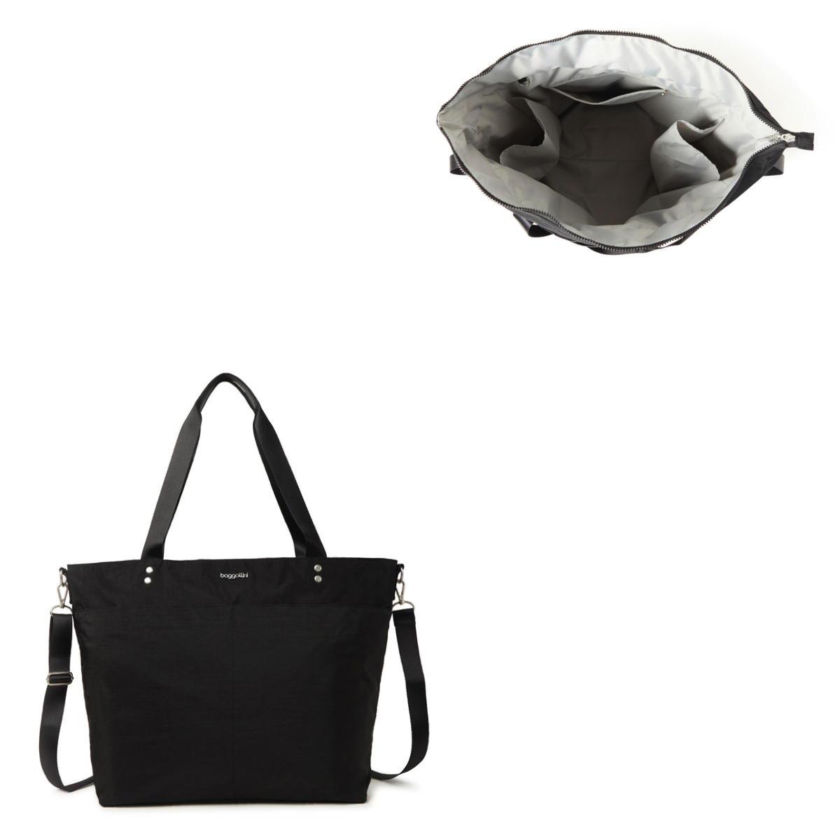 Baggallini Large Carryall Tote - BLACK