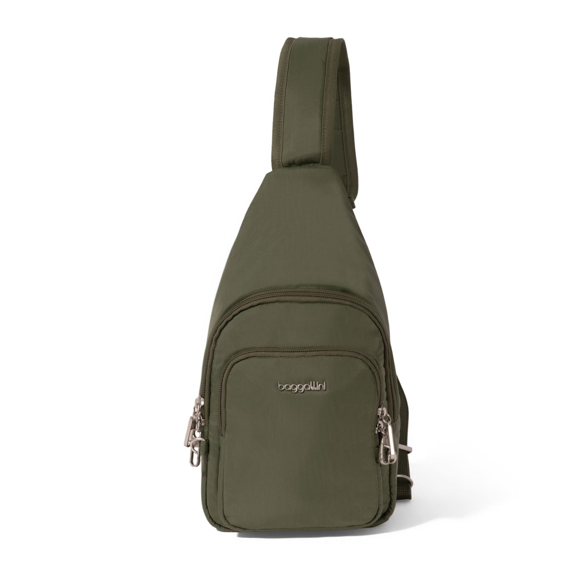 Baggallini Securtex Anti-Theft Daytripper Sling - Thyme