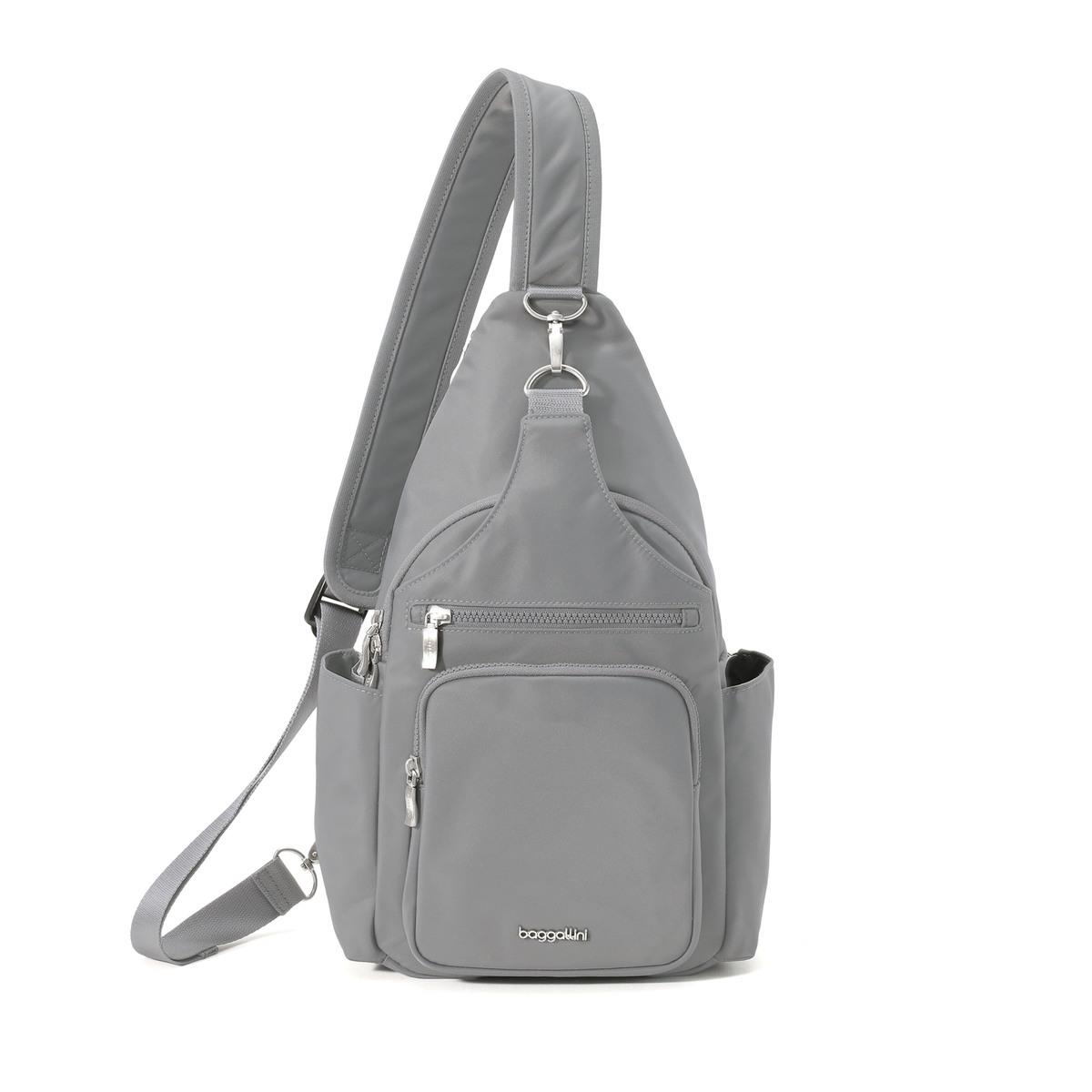 Baggallini Central Park Large Sling - Opal Grey Twill