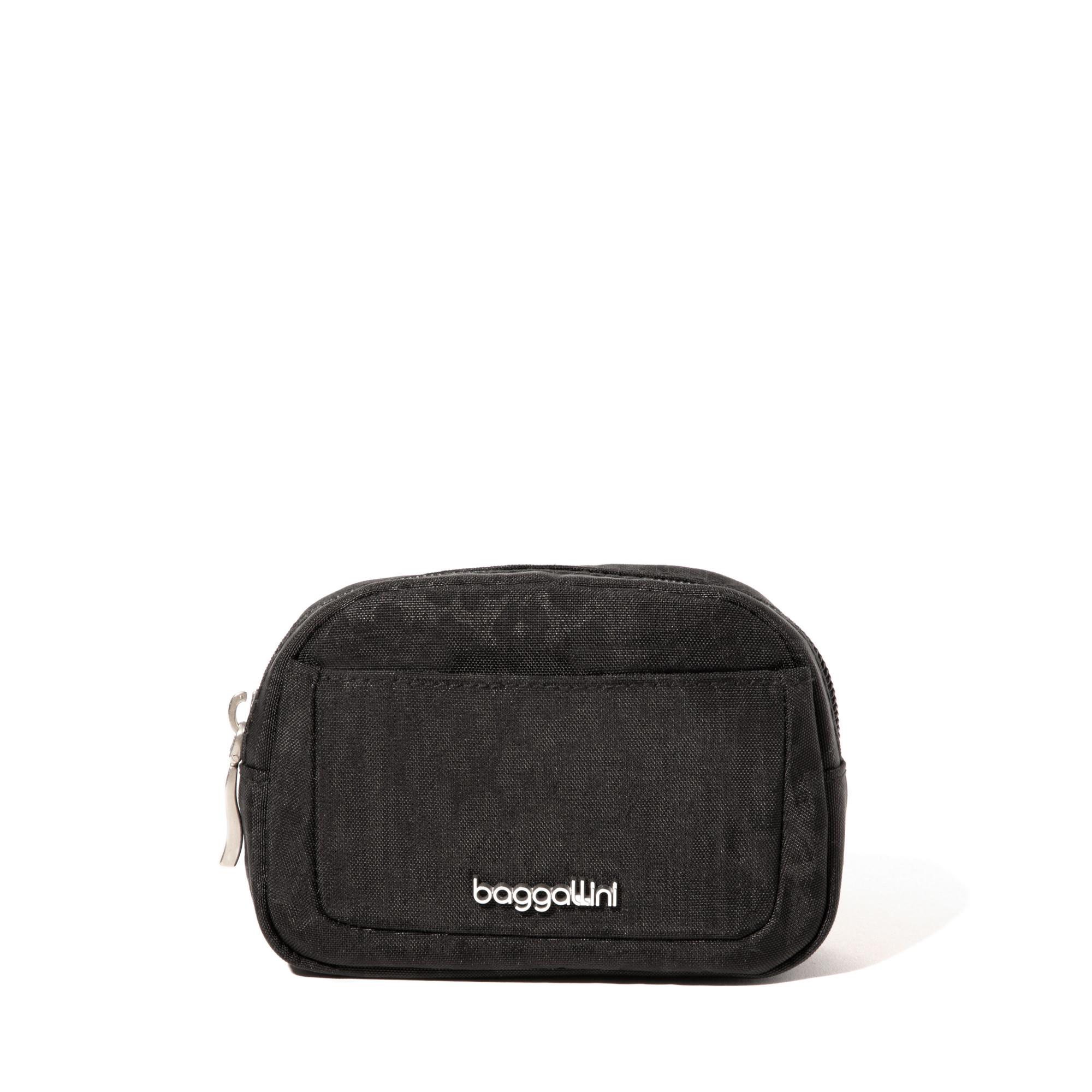 Baggallini Mini Pocket Cosmetic - Black Cheetah Emboss
