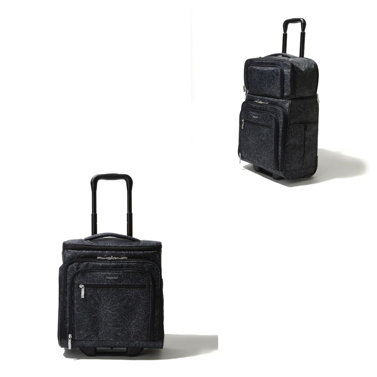 Baggallini Expandable Underseat Carry On - Midnight Blossom