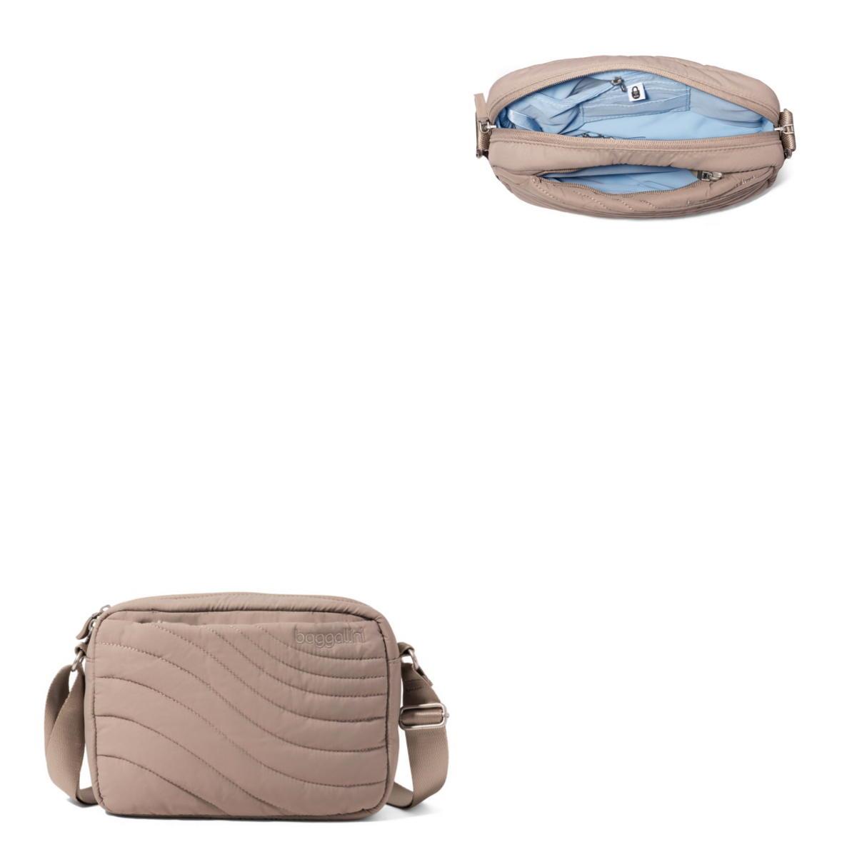 Baggallini Set Wave Crossbody - Moonrock Wave Puff
